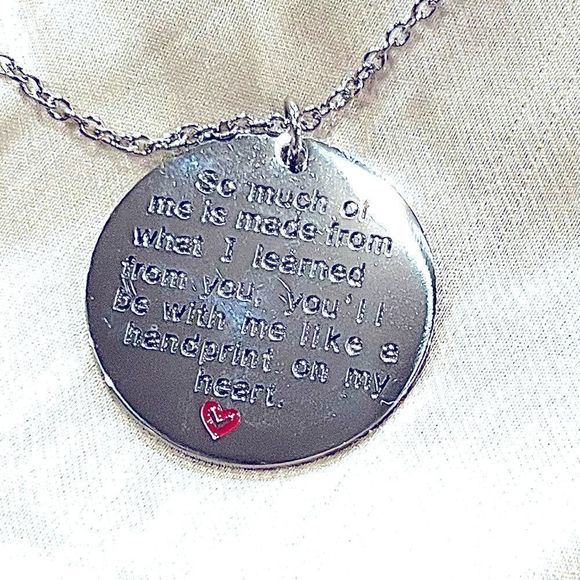 New So Much Of Me Is Made From What I Learned Stainless Steel Gift Necklace - Picture 3 of 10